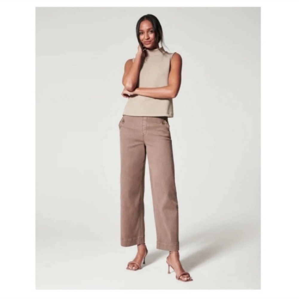 SPANX Women's Brown Flare & Wide Leg Jeans